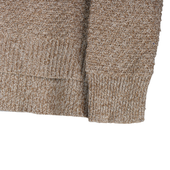 Madewell Sweater Womens Medium Brown Zip Sides Cotton Blend Boho Relaxed Cozy - Picture 5 of 7